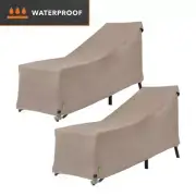 Modern Leisure Patio Chair Covers 65"X28"X29" Garrison Patio Chaise Lounge Cover
