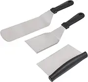 KICHOUSE 1 Set Stainless Steel Spatula Kitchen Shovels for Pancakes Steaks and More Ergonomic Handle for Comfortable Grip for Cooking and Food Prep