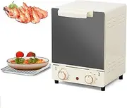 3-Tier Smart Convection Oven, 15L Commercial Pizza Oven with Grill Pan and Grill, Upgraded Multi-Function Oven with 70-250 ℃ Adjustable Temperature and 60 Min Timer, for Bake Dehydrate