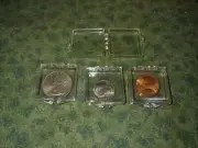 (10) Plastic Coin Collectors / Small Part Case (43864-D4)