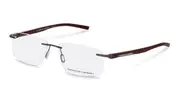 Porsche Design P8748 C0S1 Men's Glasses Grey Size 58 - Private Health Rebate - Blue Light Block Available