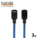 【KORDZ】PRO CAT6 28AWG極細高速網路線 / 藍色3米