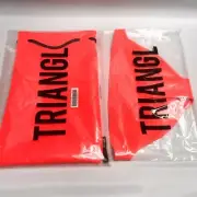 Triangle Womens Missy Summer Fling Bikini Bottom Swimsuit Orange Neon Bag XL New