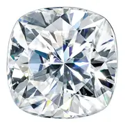 Gemstone Moissanite Pure Light D-E-F Color 9.5mm Cushion