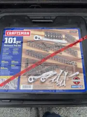 Sears Craftsman USA Nos Pristine 101 Pc Mechanics Tool Set 33101 Socket Ratchets