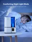 4L Ultrasonic Humidifiers Cool Mist For Large Bedroom Home Baby,LED Quiet Operat