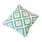Blue Diamond Outdoor Cushion - 45cm Decorative Plush Pillow Includes Insert