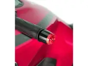 Puig Black Thruster Bar Ends and Red Caps Ducati Monster 937 SP 2023-2025