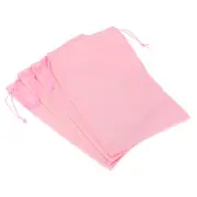 Ski Goggle Bag, 4 Pack Microfiber Snow Goggles Case Drawstring Pouch Pink