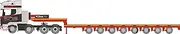 Oxford Diecast 76SCA05LL Scania Topline Nootebom Low Loader Smiths - Bridgend 1:76 Scale Model
