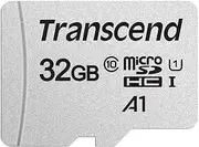 Transcend Transcend 32GB microSD w/o Adapter UHS-I U1 (TS32GUSD300S), (TS32GUSD300S)
