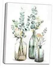 Paint by Number for Adults Beginner Flowers in The Bottles A- 16x20 roll