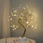 72 Led Lights Artificial Copper Wire 19.7 Inch Light Up Trees Bonsai Tree Light