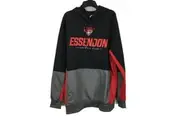 AFL Essendon Bombers Brushed Fleece Premium Black/Grey Hoodie Men Size Small NEW