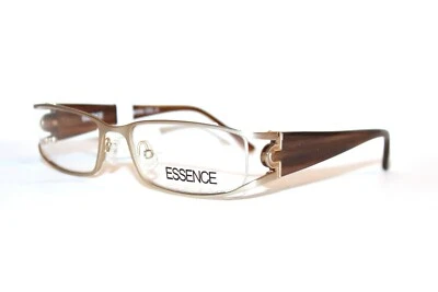 NEW ESSENCE CASSANDRA 00A GOLD SEMI RIMLESS EYEGLASSES WOMENS FRAMES 52-18-135