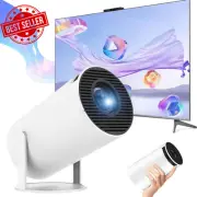 Mini Projector WiFi 6 Bluetooth 4K 1080P Support Auto Keystone Portable 130"