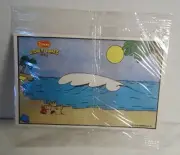 1990 Tyson Looney Tunes Create Your Own Comic Cartoon Stickers & Beach Scene *