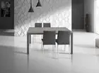 Extendable Table Lunch Plan Wood Legs Metal Modern