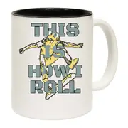 How I Roll Skater Skate Board Mug Cup