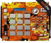 Akai MPC-500 | Orange Camo | Protective Decal | StyleFlip Skins