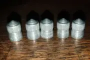 5 Vintage & Classic Metal Schrader USA Valve Caps Austin Morris Jaguar Mini
