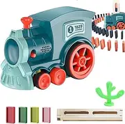 Train Dominoes, Electric Boys Girls Stacking Domino Train, Automatic Electric Toy, Educational Dominoes Machine for Thanksgiving, Birthday