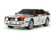 New Tamiya Rc Audi Quattro A2 Rally Car Kit, Tt-02 Chassis