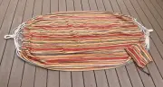 Fabric Hammock Striped 72”x50” w/ Storage Bag Red Yellow Green Blue Never Used
