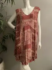 Autograph Women’s Dress 14 Short Sleeve Tunic Sleeveless