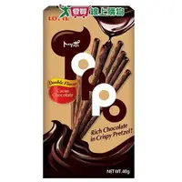 在飛比找ETMall東森購物網優惠-LOTTE TOPPO濃厚巧克力夾心棒40g【愛買】