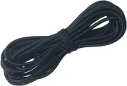 1/4" x 25' Elastic Bungee Cord Kayak Stretch 1/4" x 25&apos;, Black