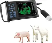 Veterinary Ultrasound Scanner,Vet Portable Ultrasound B Scanner with 3.5Mhz Probe,Handheld Ultrasound Scanner Machine,for Pregnancy in Animals Dogs Goats Pig