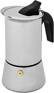 [Avanti] INOX Espresso Stovetop Coffee Maker, 200 ml / 4 Cup