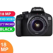 Canon 4000d kit 18-55 III Black - BRAND NEW