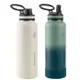 [COSCO代購4] 促銷到5月30號 C1630877 ThermoFlask 不鏽鋼保冷瓶 1.2公升 X 2件組 白+漸層綠