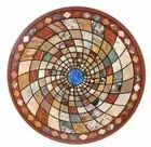 42" Marble Coffee Center Table Top Marble Pietra dura​ Handmade Home Decor