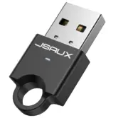 Bluetooth Adapter for PC JSAUX USB Bluetooth 4.0 Dongle Receiver Supports Win...