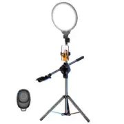 Full-screen 12.6 Selfie Ring Light Tripod Set - 210cm for Live Stream - 210Cm Ov