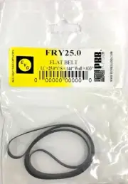 PRB FRY 25.0 Flat Belt for VCR, Cassette, CD Drive or DVD Drive FRY25.0