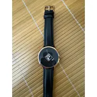 在飛比找蝦皮購物優惠-FILA 皮革手錶 圓框手錶 金框手錶 石英錶 運動品牌