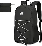 VINPAM Small Hiking Backpack 12L – Lightweight Waterproof Rucksack, Walking Backpack for Men & Women, Camping Daypack, Travel Bag, Compact Back Pack for Cycling, Climbing, Small Rucksack
