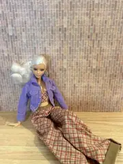 12" Doll Outfit Wide Pant Set 3 PCS Long Pants For Tall Doll FR Doll Type