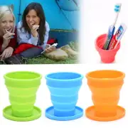 Portable Silicone Folding Cup Telescopic Drinking Collapsible Travel Camping..x