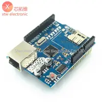 在飛比找蝦皮購物優惠-以太網 W5100 Arduino 以太網擴展板 SD 卡支