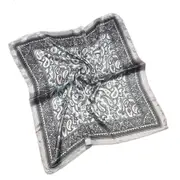 2PCS Scarf Silk Satin Bandana Women Summer Square Small Bag Wrap Bohemian Retro Paisley Ladies Scarves Indian Muslim Islamic Kerchief