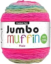 Yatsal Jumbo Muffin 8-Ply Premium Knitting Yarn 200 g, Pixie