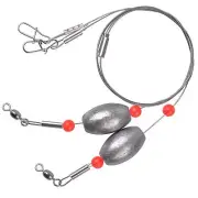 Egg Fishing Sinker Weight Rigs- 4/8pcs Flounder Rig Saltwater Stainless Steel...