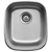 Karran Undermount Bar Sink 15" 18-Gauge Stainless Steel 1-Bowl Satin Brushed