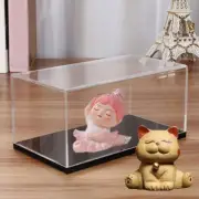 Clear Acrylic Action Figures Display Box Dustproof for Figurines Accessory