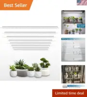 T5 Grow Lights, 5000K White Full Spectrum LED Grow Lights, 2ft 80W 8 x 10W Pl...